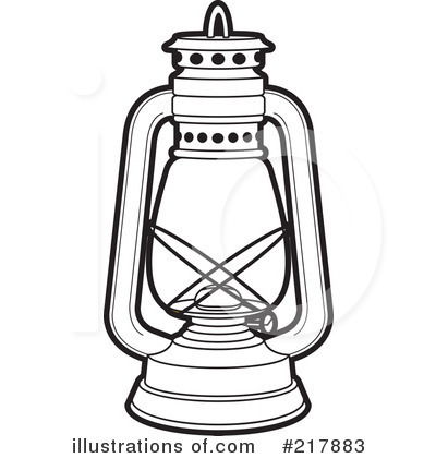 Camping Lantern Colouring Pages