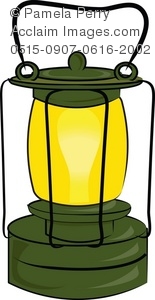 Clip Art Illustration Of A Camping Lantern   Acclaim Stock Photography