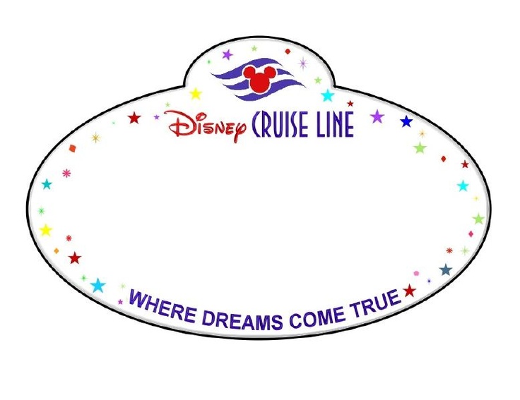 Dcl Name Tag   Disney Cruise   Pinterest