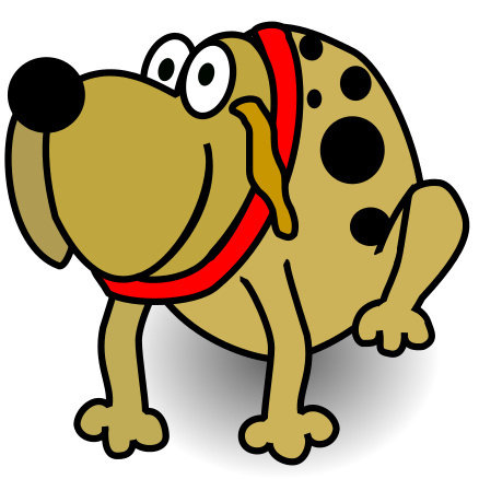 Fat Dog Happy    Cartoon Animals Dog More Dogs Fat Dog Happy Png Html