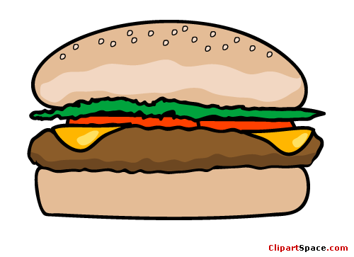 Free Food Clipart Hamburger Clipart 01 Gif