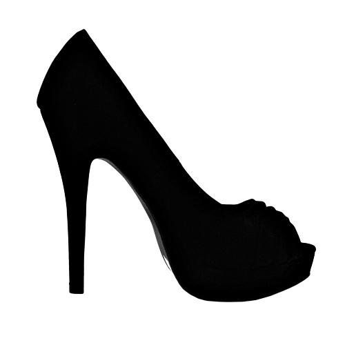 High Heel Shoe Silhouette Clipart   Free Clip Art Images