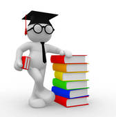 Higher Education Clipart Books   Clipart Graphic
