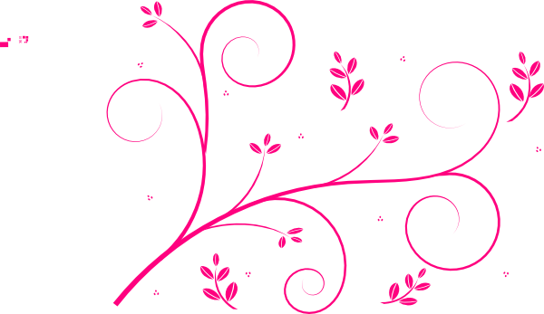 Hot Pink Swirls Clip Art At Clker Com   Vector Clip Art Online