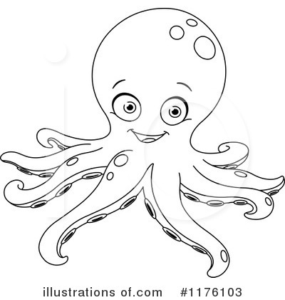 Octopus Clipart  1176103 By Yayayoyo   Royalty Free  Rf  Stock    