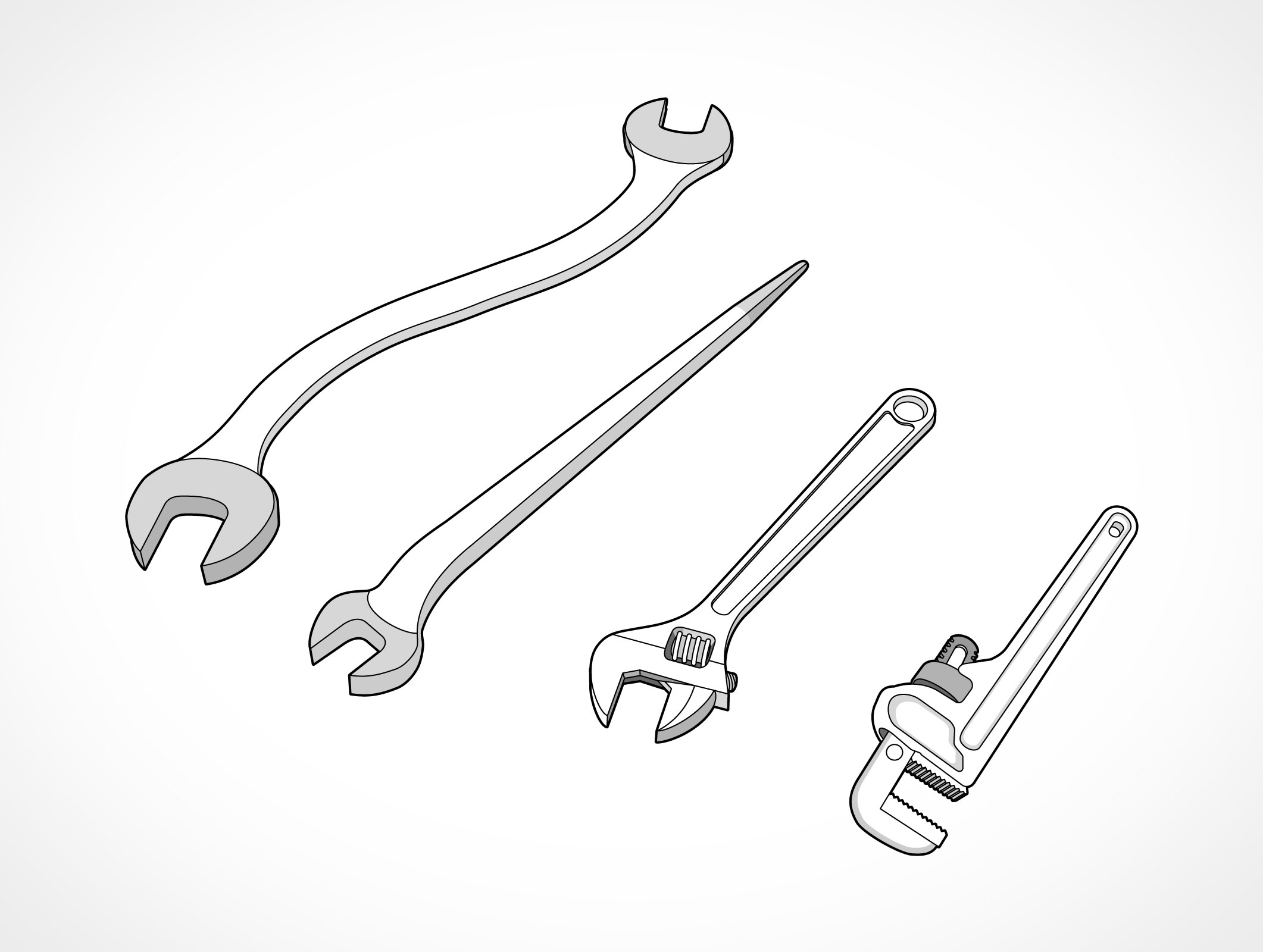 Open End Wrench Clipart Open End Wrench Clip Art