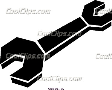 Open End Wrench Clipart