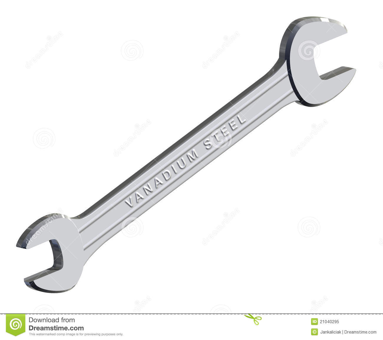 Open End Wrench Vector Open Ended Spanner