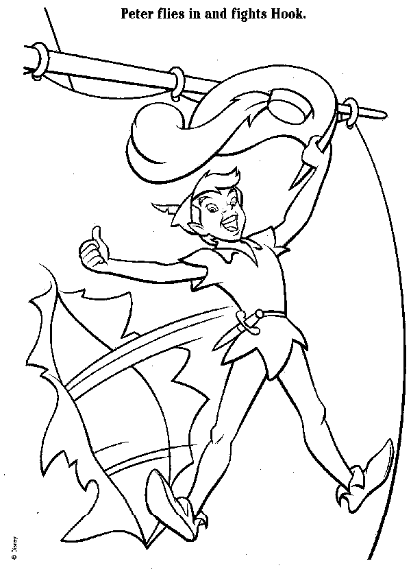 Peter Pan Returns Coloring Pages