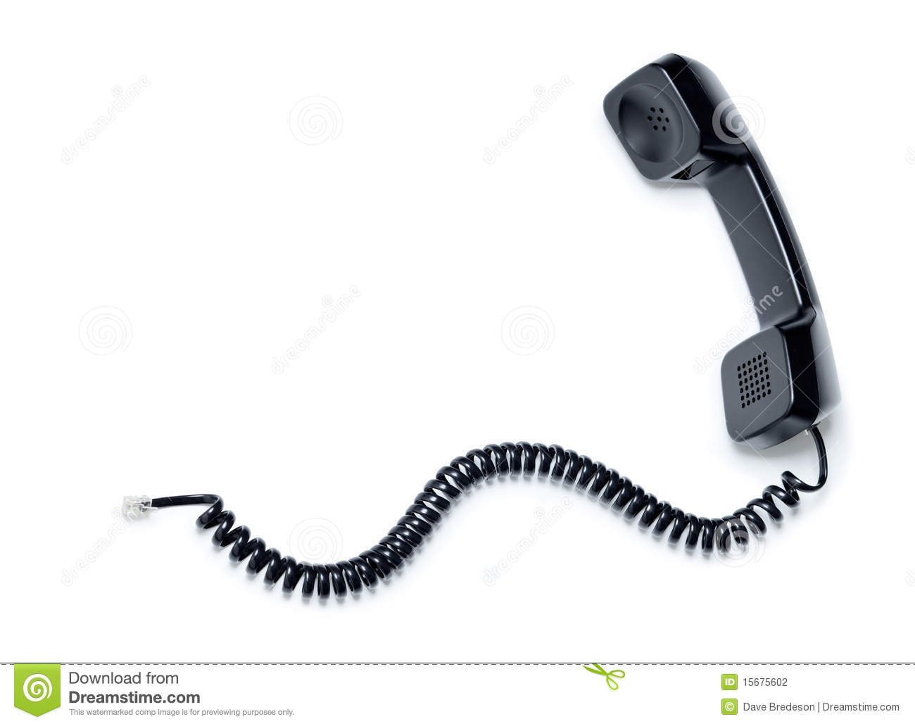 Phone Telephone Receiver Cord Stock Photography   Image  15675602