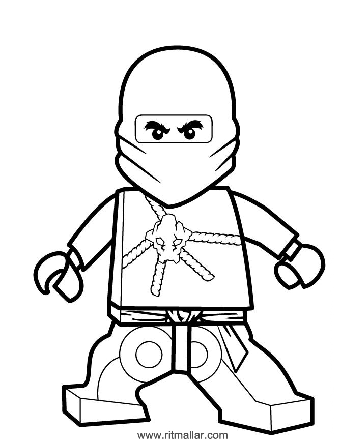 Printable Coloring Pages Of Lego Ninjago Cole