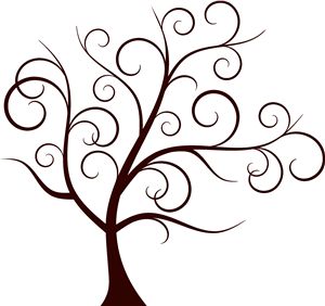 Swirl Tree   Silhouette Projects Tutorials And Fonts   Pinterest