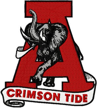 University Of Alabama Clip Art   Alabama University Crimson Tide Logo    