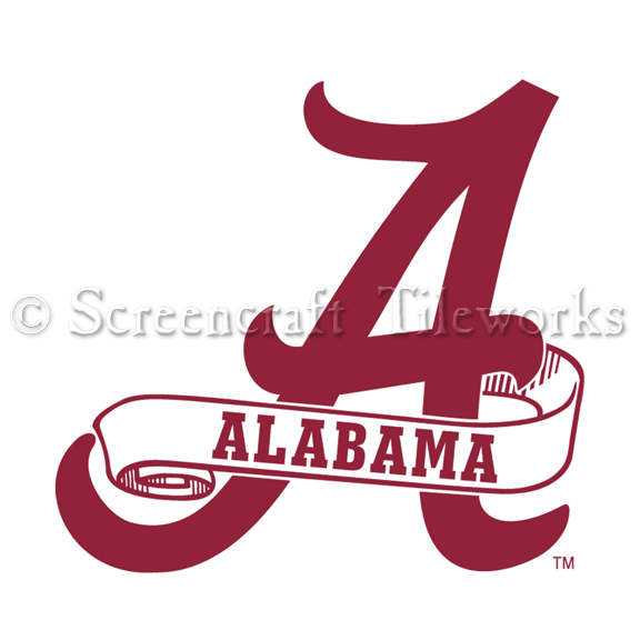 University Of Alabama Vintage Logo   Screencraftgifts Com