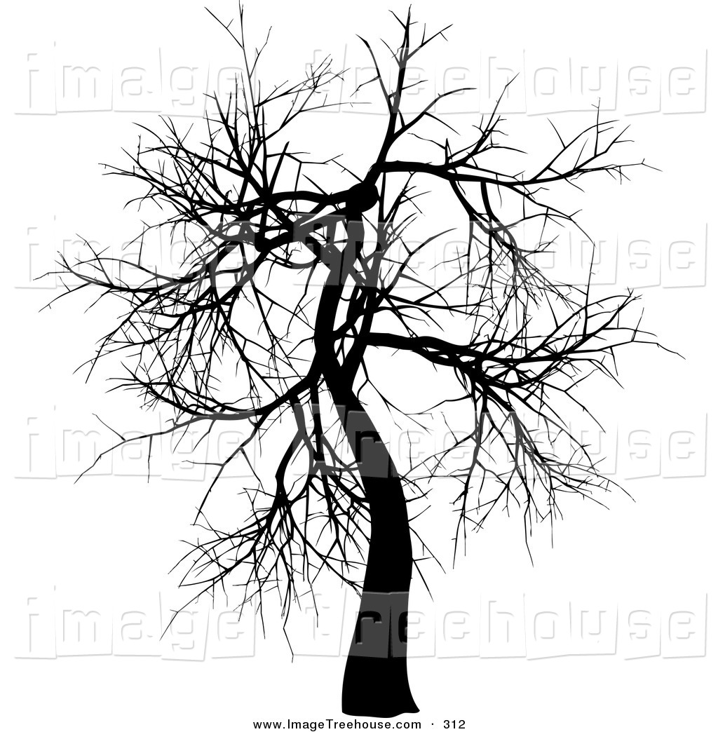 Black Tree In Winter Time Tree Clip Art Kj Pargeter