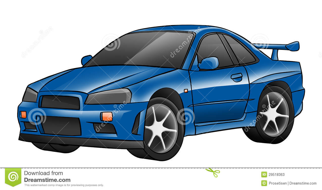 Blue Shiny Toy Car Stock Photos   Image  29518363