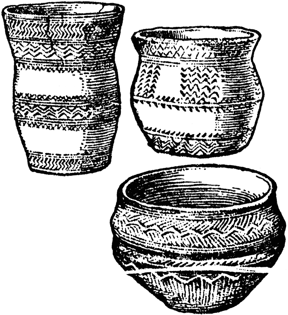 Bronze Age Pottery   Clipart Etc