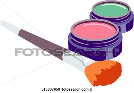 Clip Art Of Eye Shadow Brush Beauty Care Make Up Beauty Treatment
