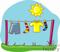 Clothing Clothes Line Shirt Sun Sunshine Socks Laundry Laundry201 Gif    