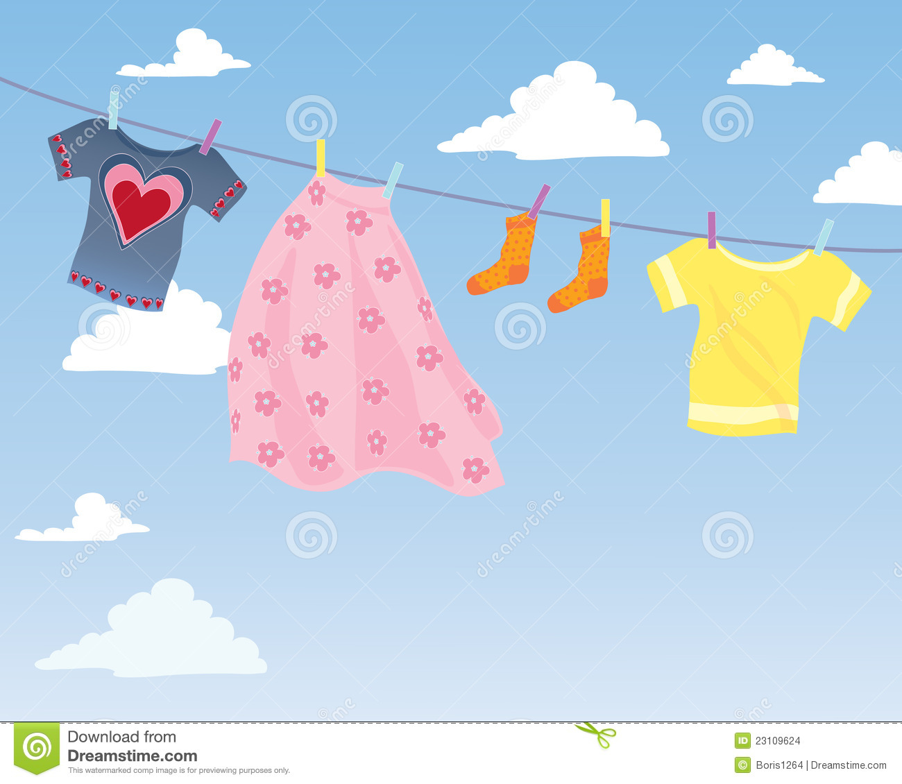 Displaying 19  Images For   Laundry Line Clipart