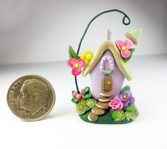 Fairy House Fairy Garden House Tiny House Miniature Faerie House Fae    