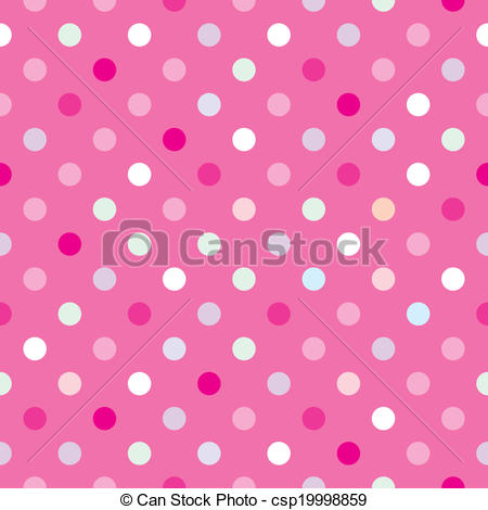 Polka Dots On Baby Pink Background  Wallpaper Or Seamless Pattern