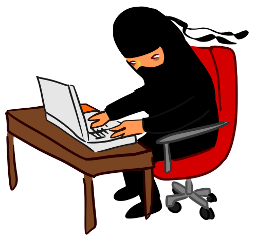 Share Ninja Hacker Clipart With You Friends 