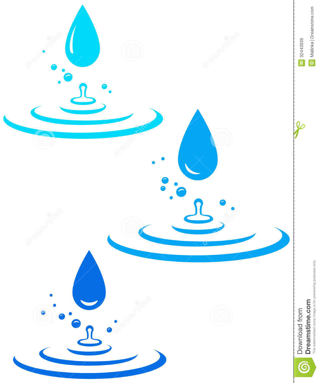 Splash With Many Water Drops Royalty Free Stock Images   Image