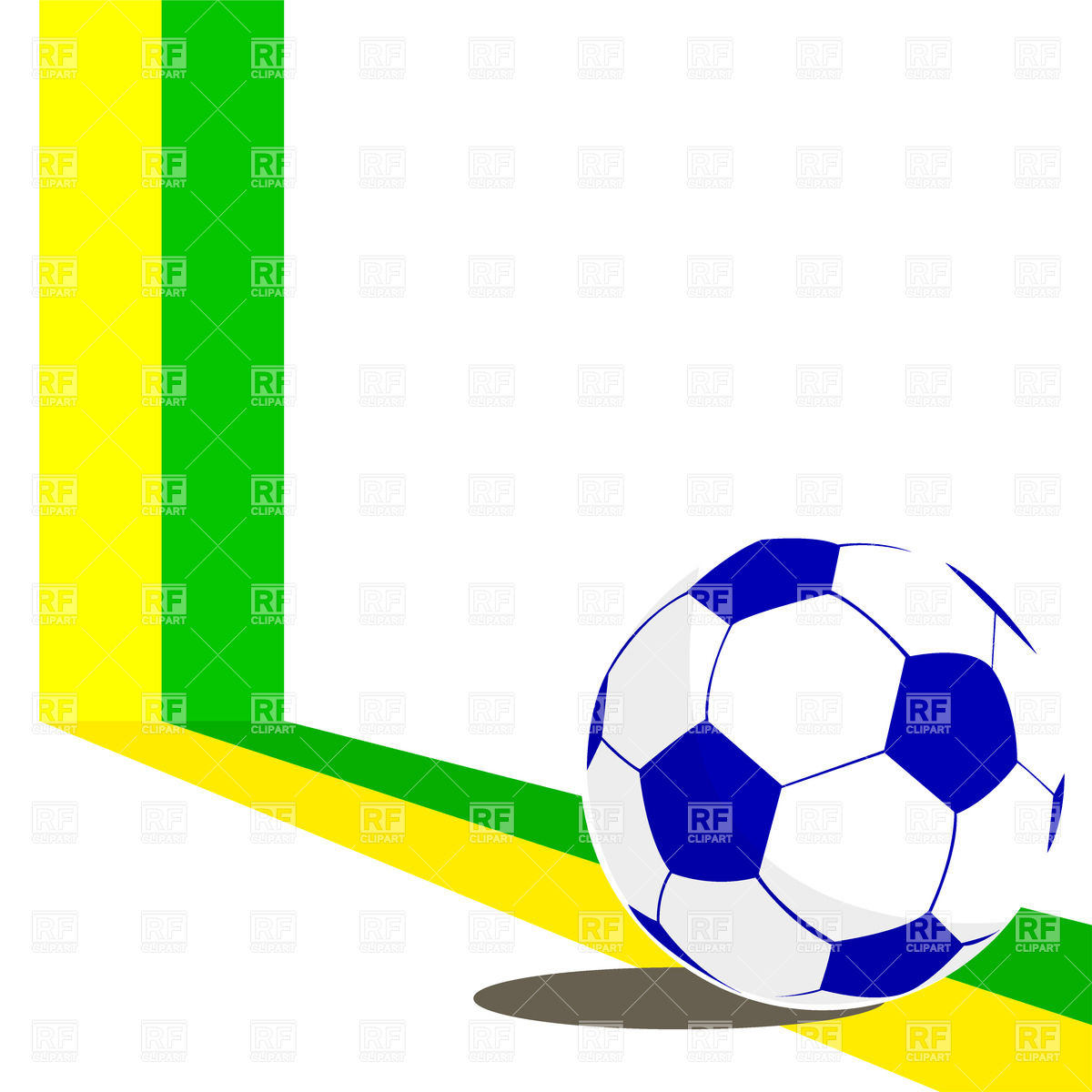 Blue Soccer Ball 36223 Objects Download Royalty Free Vector Clipart