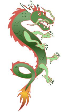 Chinese Dragon   Vertcal