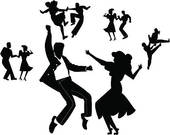 Dance Party   Clipart Graphic