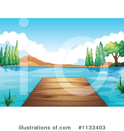 Lake Clipart  1133403 By Colematt   Royalty Free  Rf  Stock    