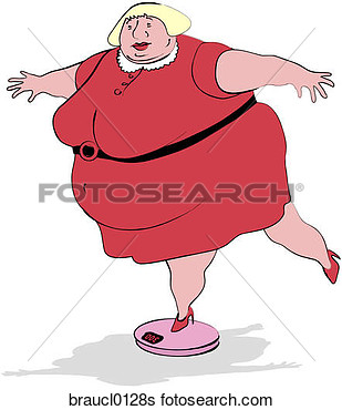 Of Woman On Scale Braucl0128s   Search Clip Art Drawings Fine Art