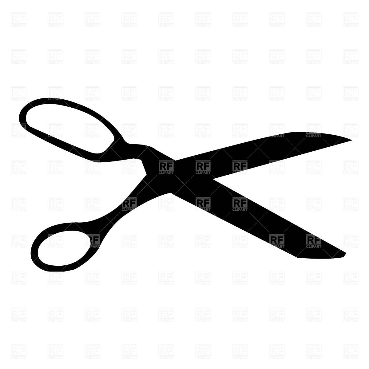 Retro Scissors Silhouette Download Free Vector Clipart  Eps 