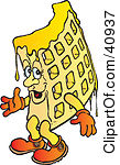Royalty Free  Rf  Waffle Character Clipart Illustrations Vector