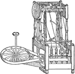 Spinning Machine Which Produced A Stronger Thread Than The Spinning    
