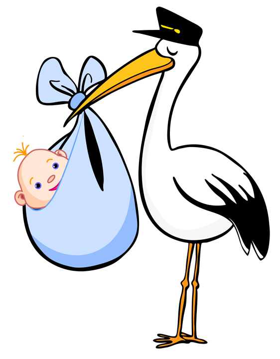 Stork Delivering Baby   Cliparts Co