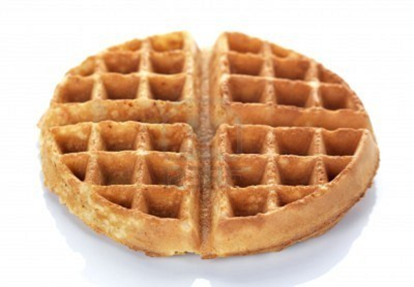 Waffle On A White Background   Free Images At Clker Com   Vector Clip    