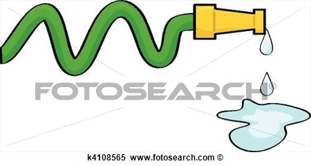 Water Hose View Large Clip Art Graphic