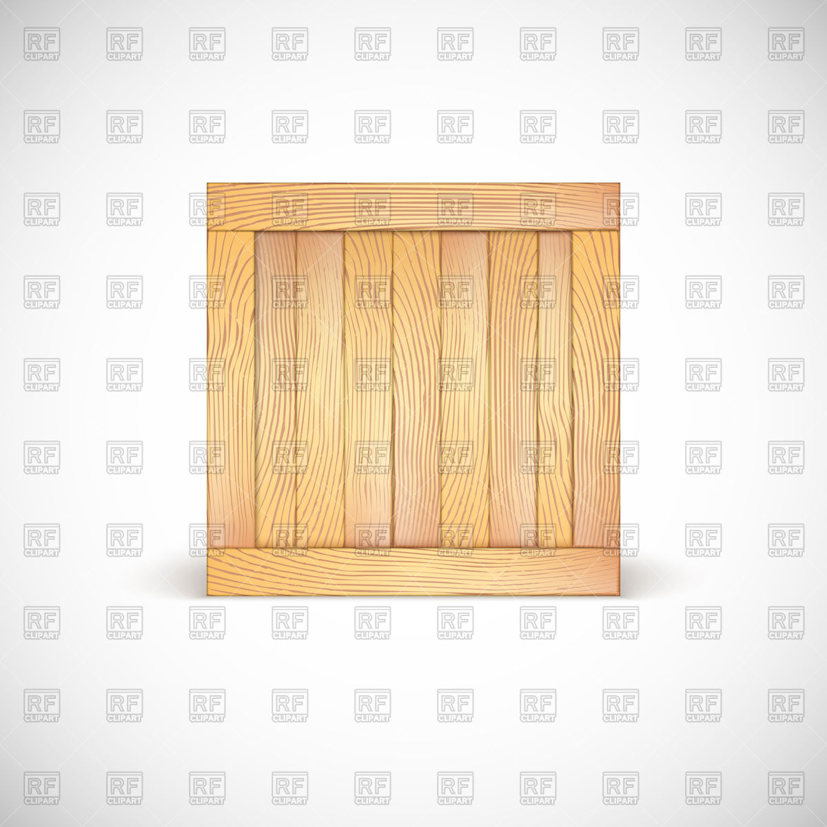 Wooden Box 95658 Objects Download Royalty Free Vector Clipart  Eps