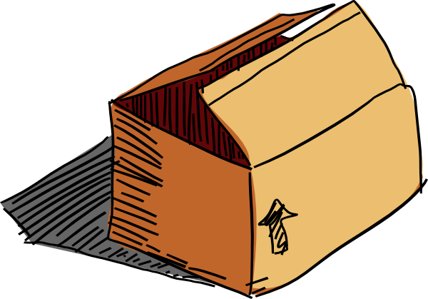 Wooden Box Clipart Cardboard Box Hi Png