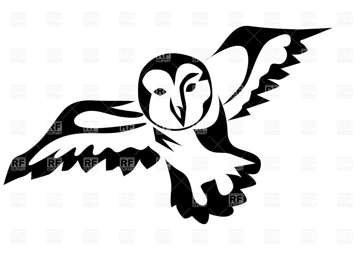     And Animals   Ink Drawn Owl Download Royalty Free Vector Clipart