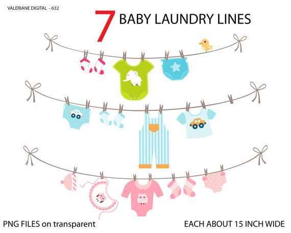 Baby Laundry Line Clipart Baby Clothes Line Clip Art Clipart For
