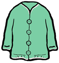 Cardigan Sweater Clip Art