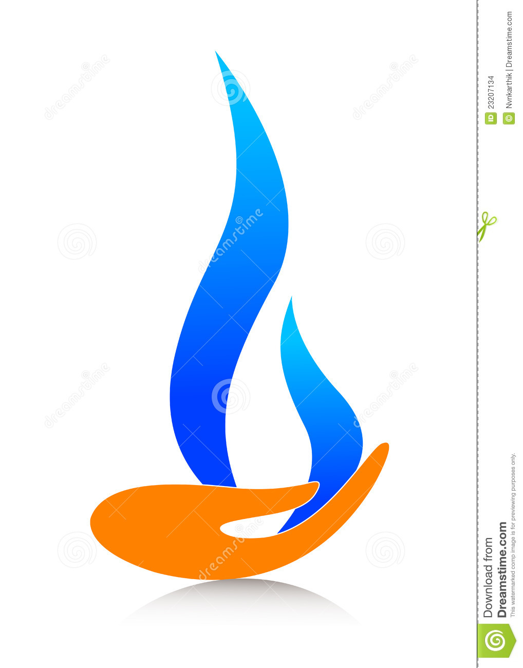 Flame Logo Stock Images   Image  23207134