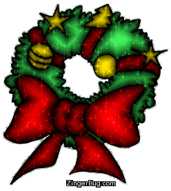 Free Christmas Myspace Wreaths Clipart Graphics Codes Xmas Christmas