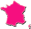 Free France Map Icon   Clip Art