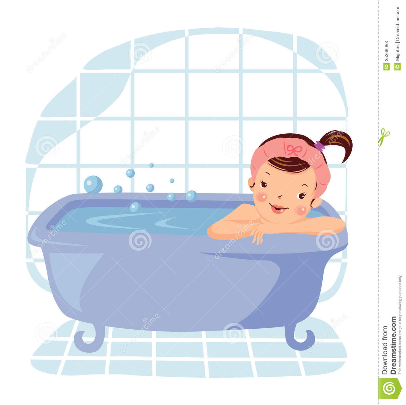 Girl Taking Bath Stock Photos   Image  35366053