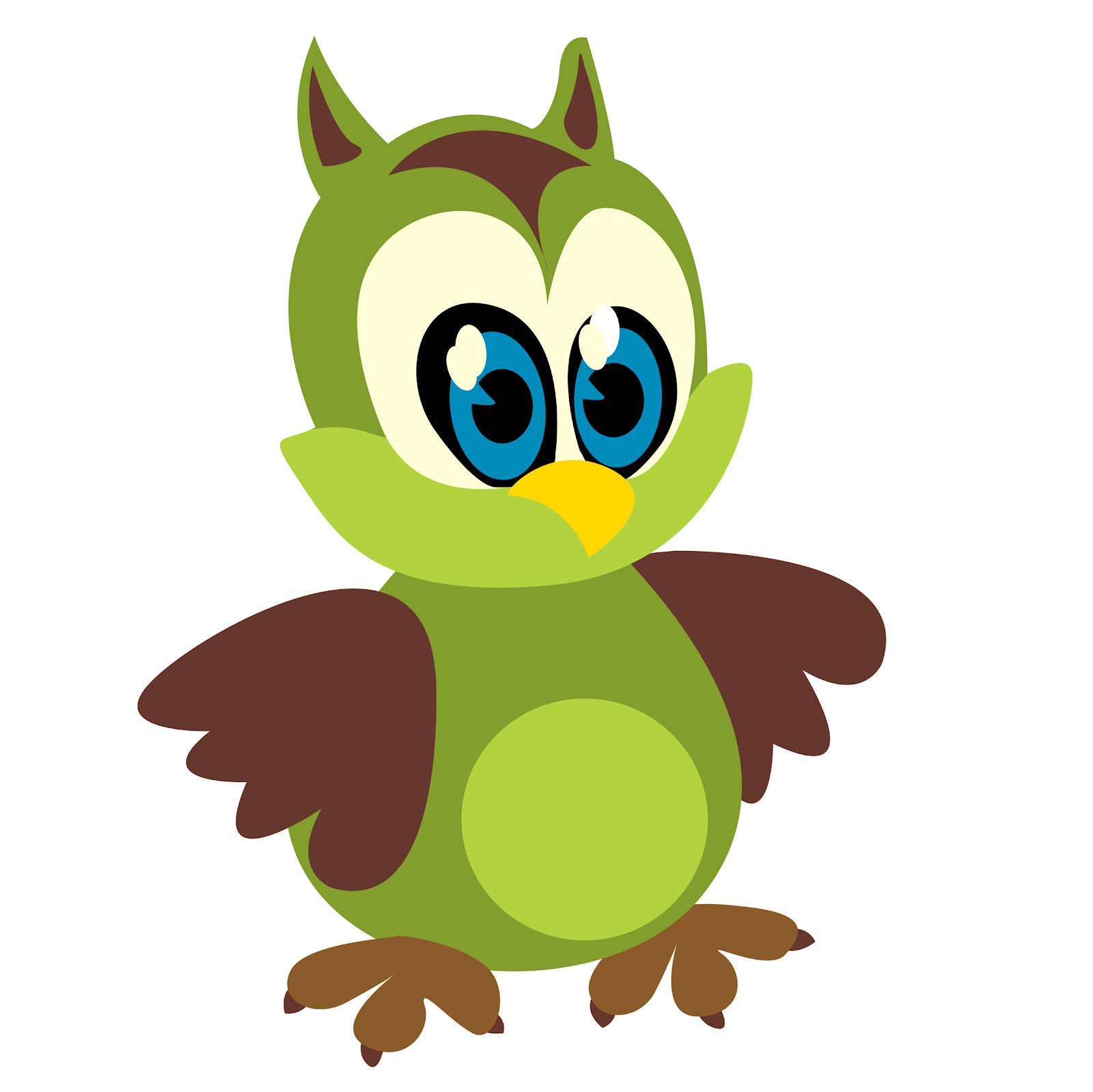 Green Owl Clipart Below Are Baby Pastel Owls For