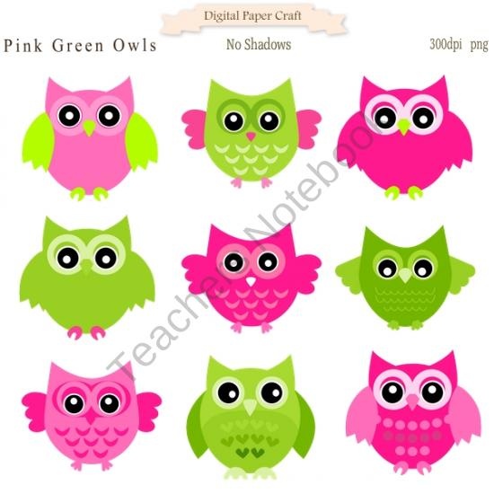 Green Owl Clipart Owl Clipart In